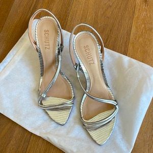 SCHUTZ Stiletto sandal (worn once!)
